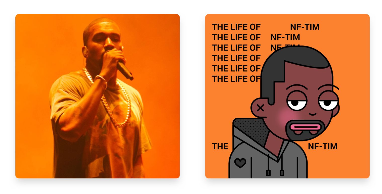 Kanye West nft