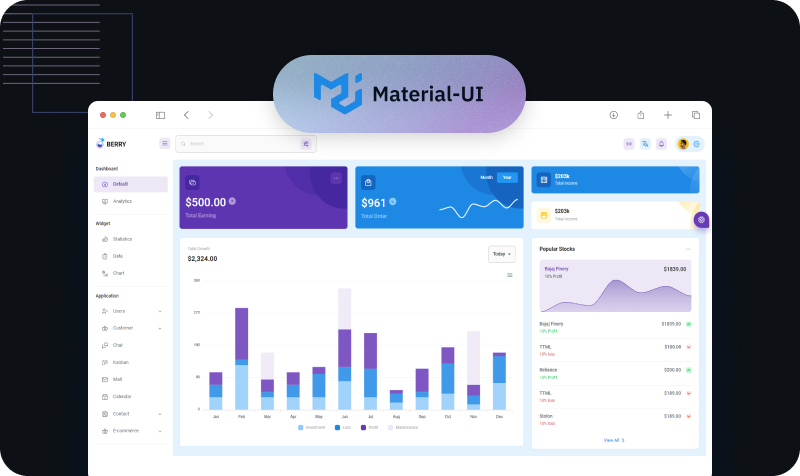 Top 7 React MUI Templates