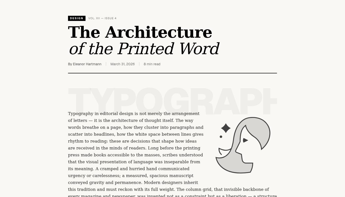 Magazine Text Wrap block with Pretext