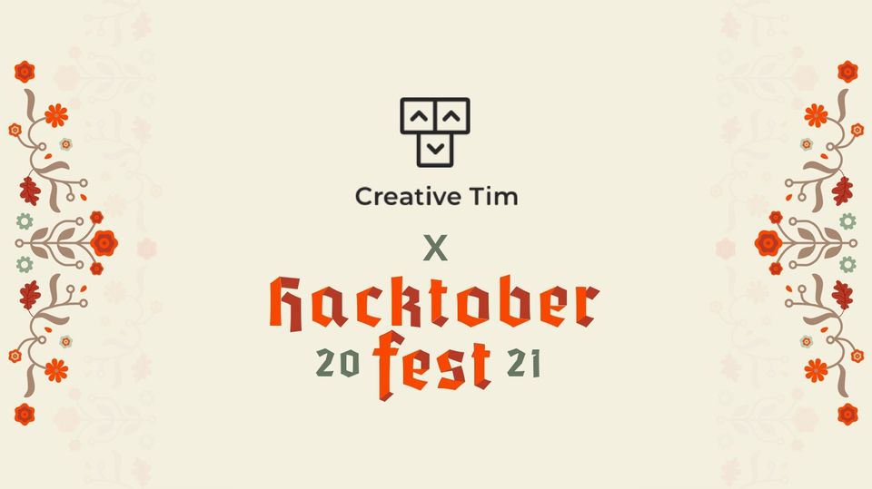 Join us for Hacktoberfest and Win 1 of the 10 special Creative Tim prizes