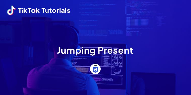 TikTok Tutorial #42 - How to create a Jumping Present in CSS
