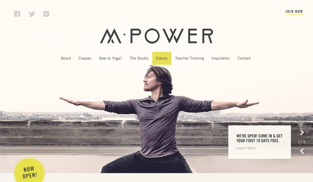 twitter bootstrap examples-mpoweryoga