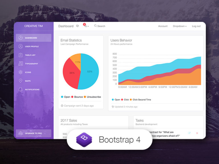 25+ Free Bootstrap UI Kits and Templates @Creative Tim