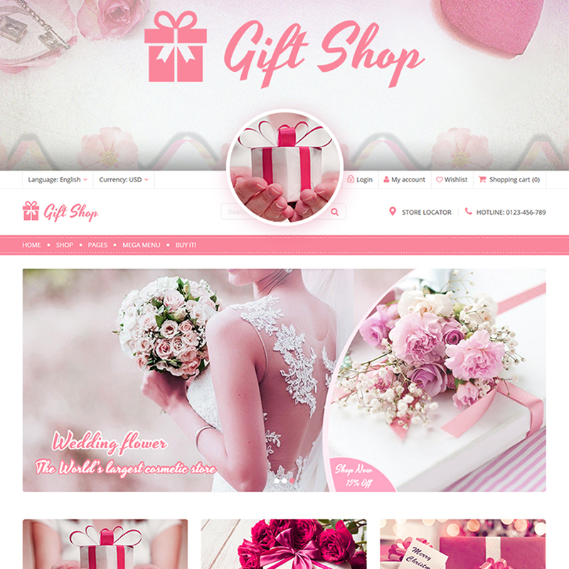 Giftshop - For Gift, Flower, Toy and Accessories stores WooCommerce Theme