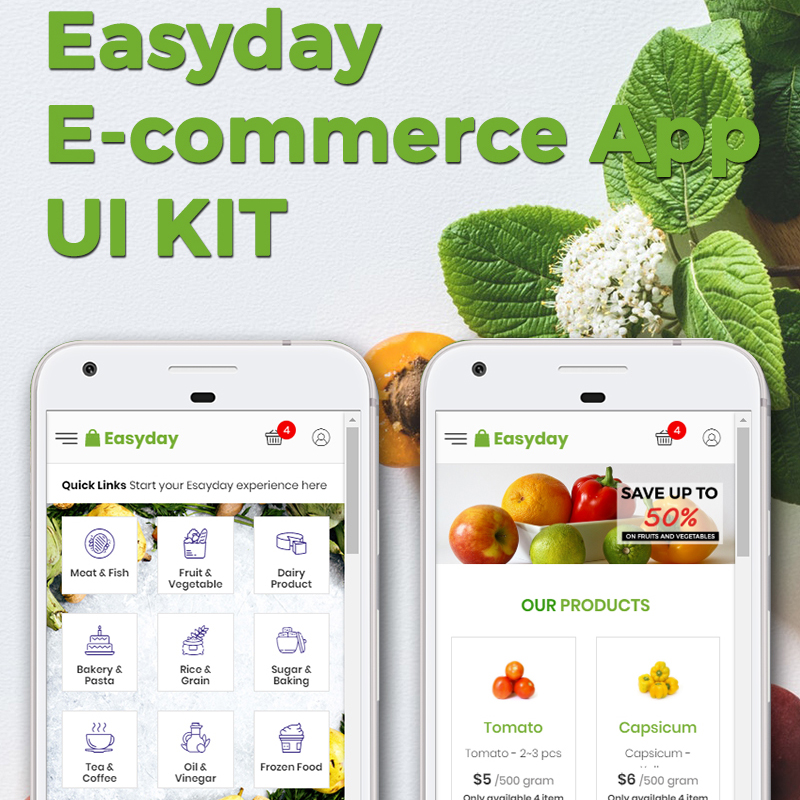 Easyday E-commerce App KIT App Template