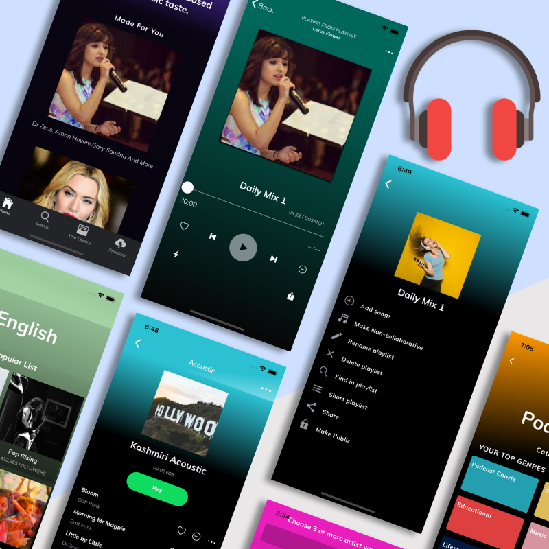 Ionic 4 Spotify App Template
