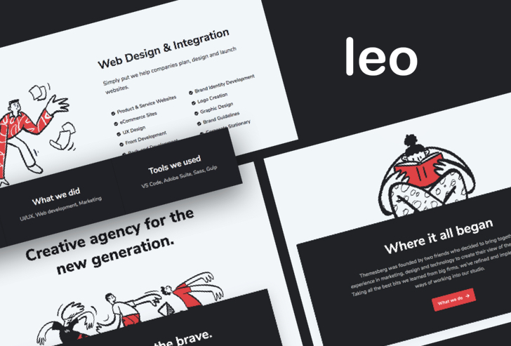  Leo - Agency Bootstrap 4 Template