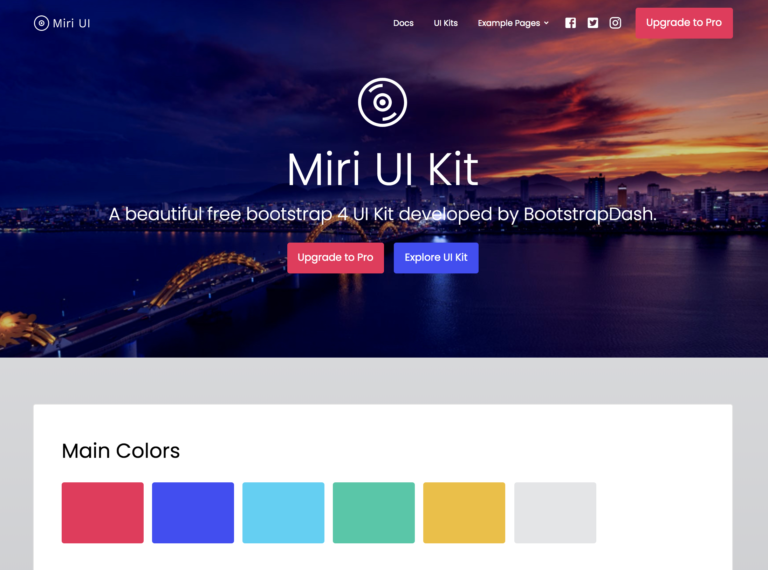 25+ Free Bootstrap UI Kits and Templates @Creative Tim