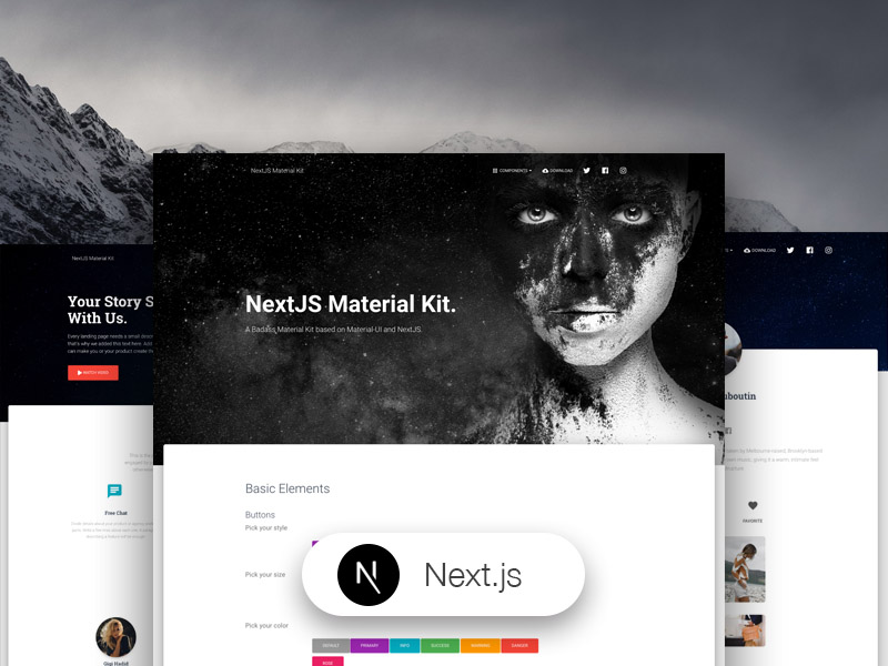 NextJS Material Kit