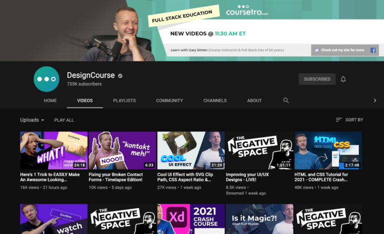 15+ Youtube Channels for Web Developers and Web Designers