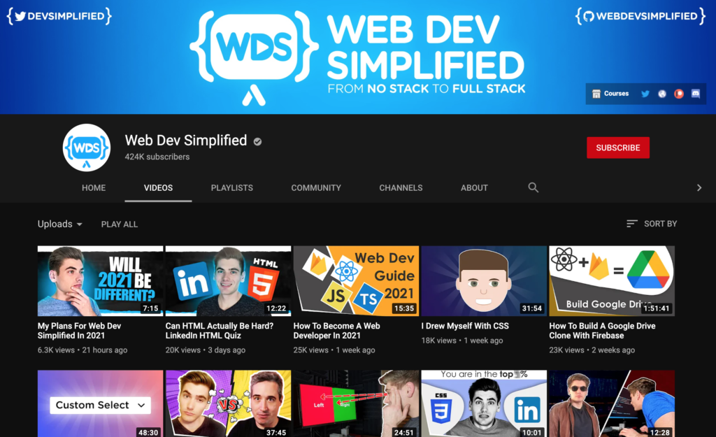 15+ Youtube Channels For Web Developers And Web Designers