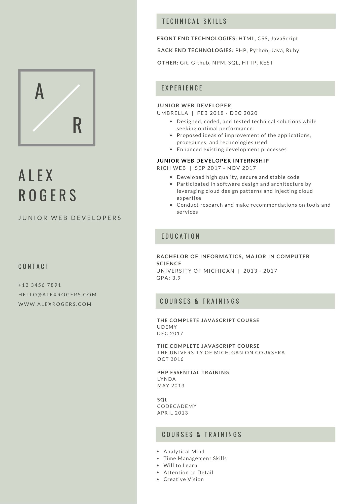 How to Make a Web Developer Resume That Will Get You Employed